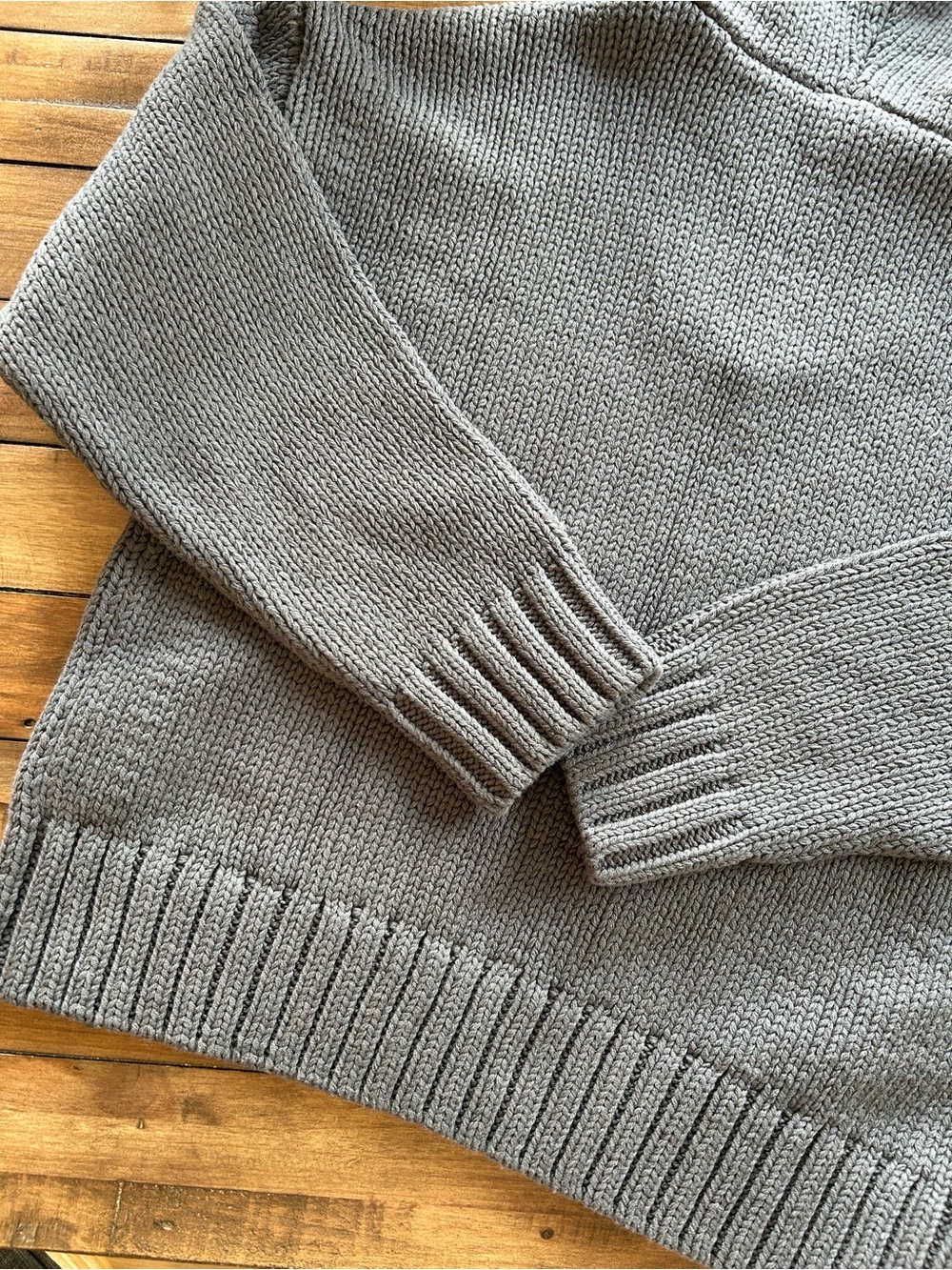 Haven Well Within Cotton Blend Pocket Sweater Hoodie M - Picture 9 of 11